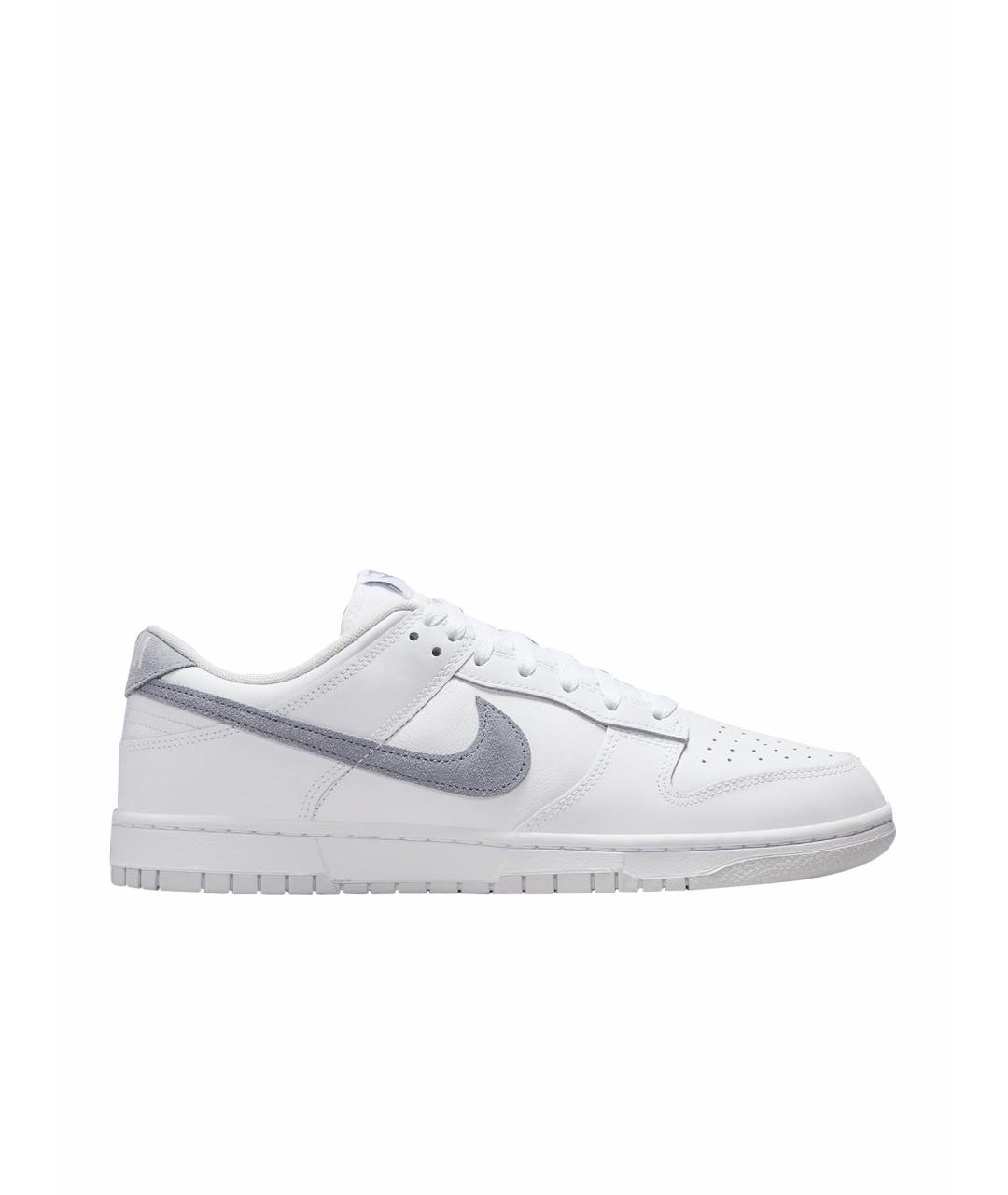 NIKE Белые кожаные низкие кроссовки / кеды, фото 1