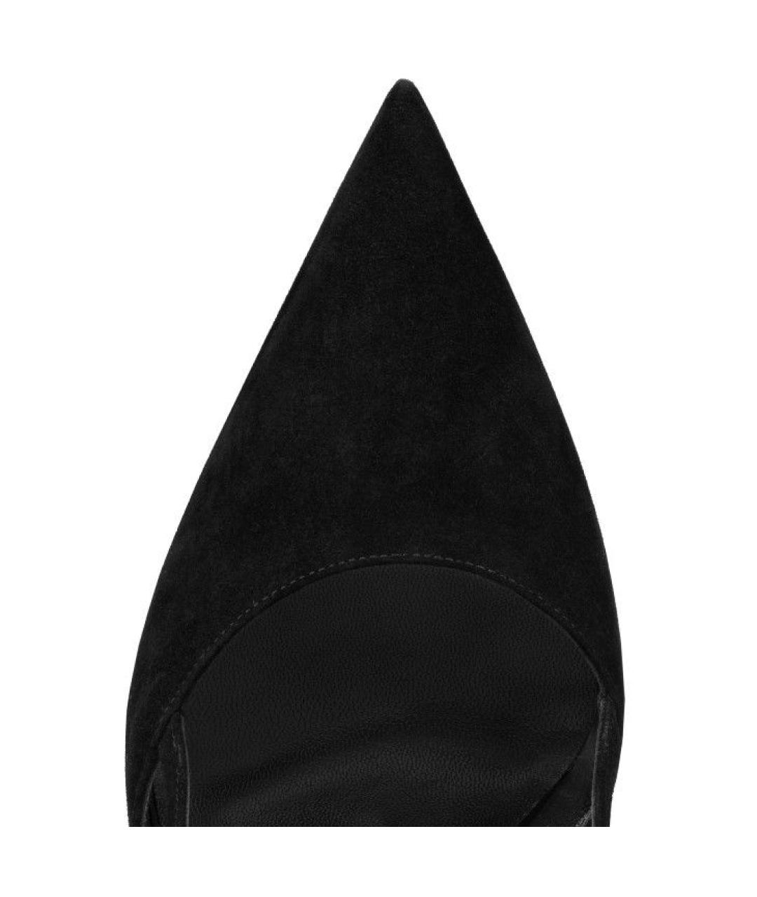 CHRISTIAN LOUBOUTIN Черные кожаные туфли, фото 4