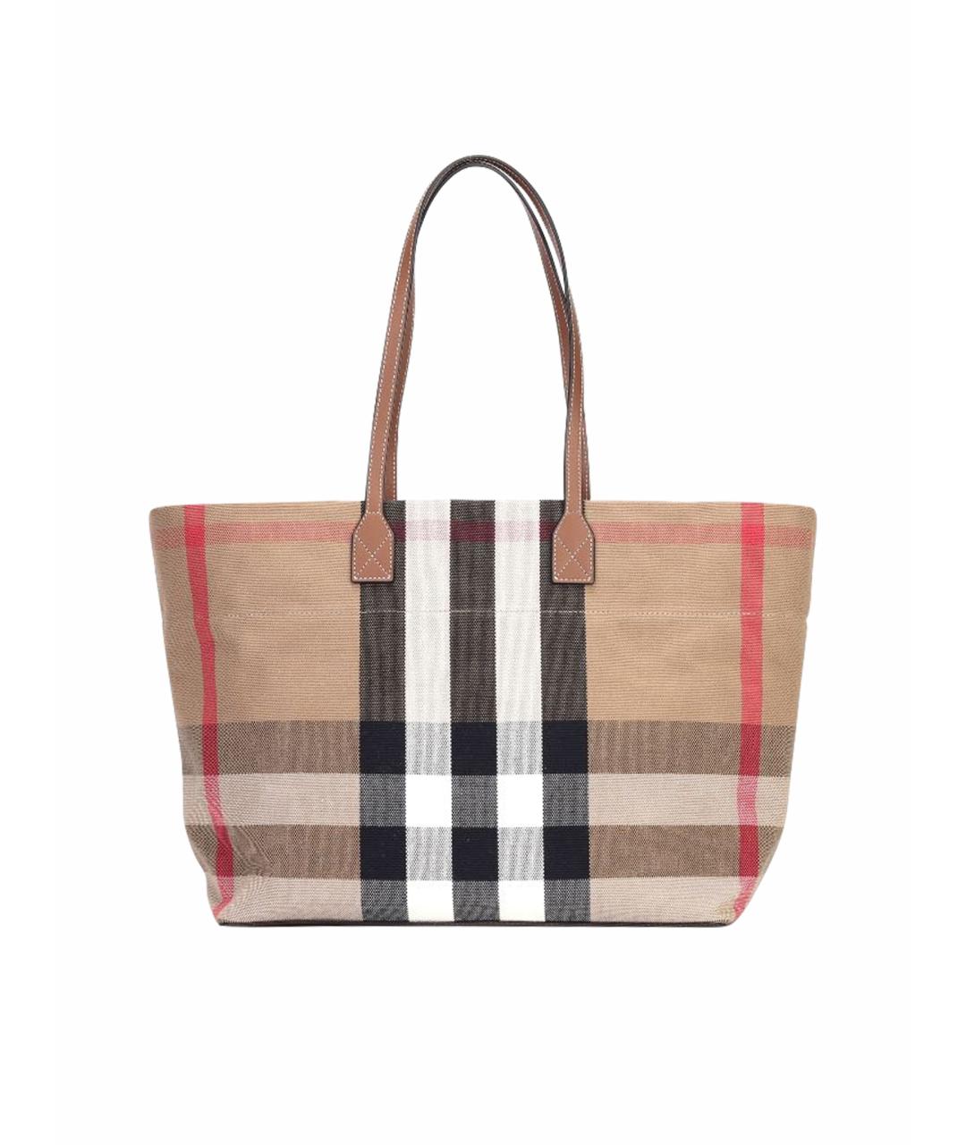 BURBERRY Коричневая сумка тоут, фото 1