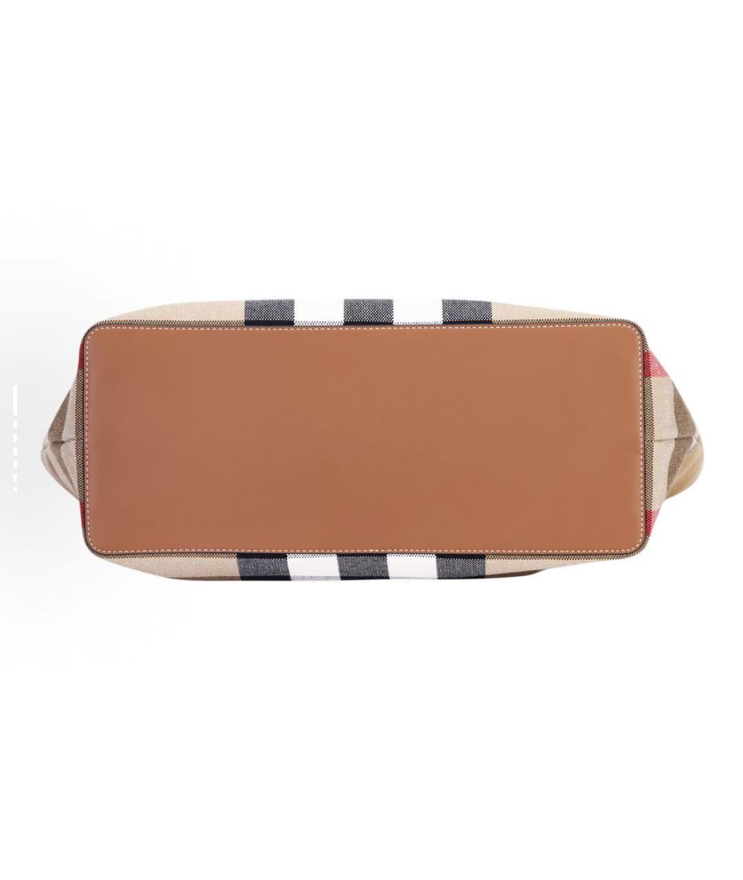 BURBERRY Коричневая сумка тоут, фото 3