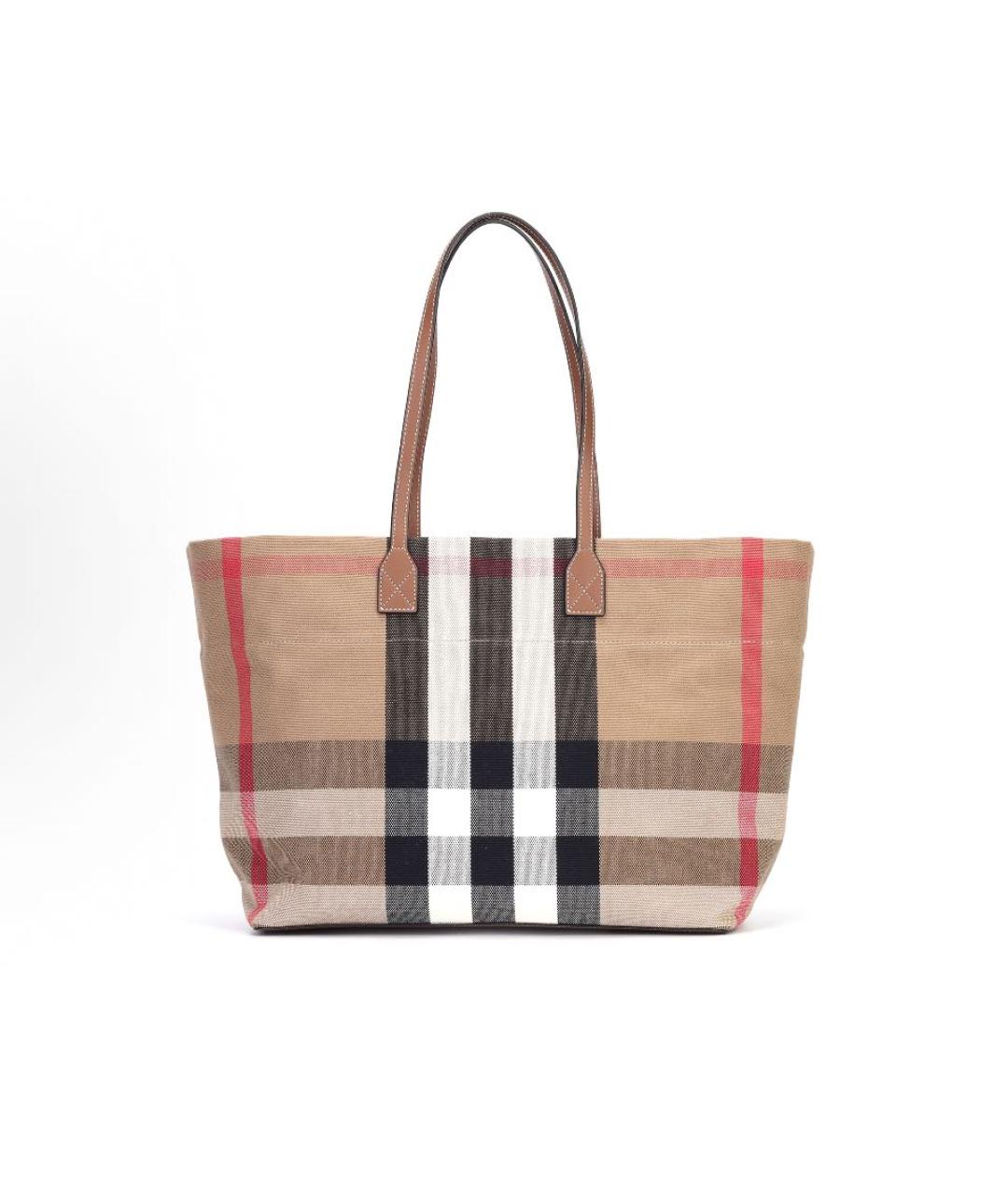 BURBERRY Коричневая сумка тоут, фото 5