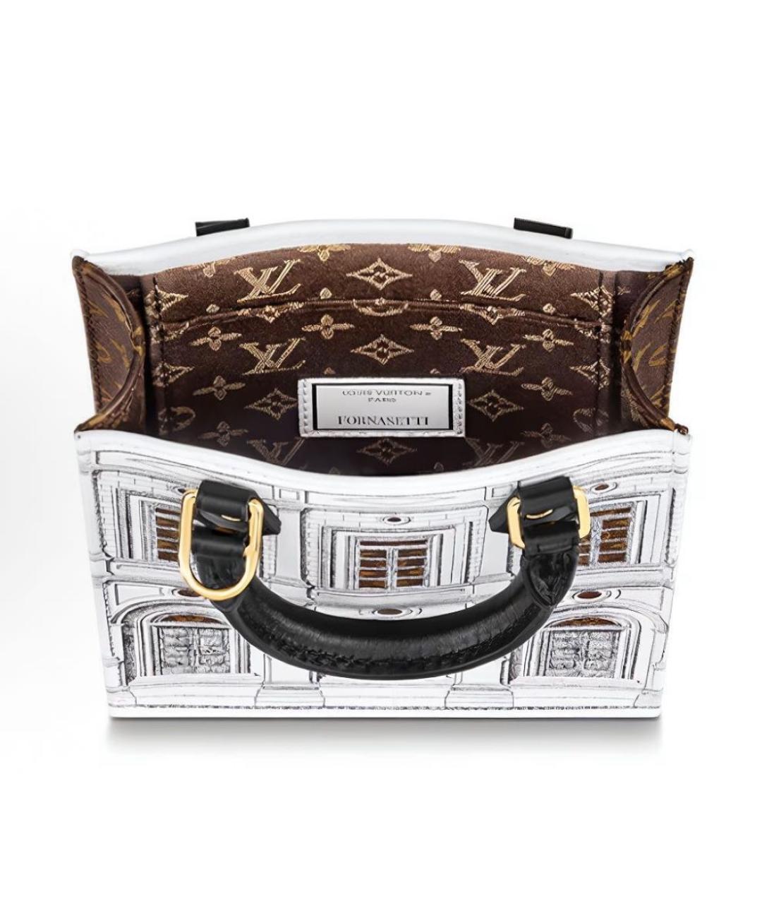 LOUIS VUITTON Белая сумка с короткими ручками, фото 3