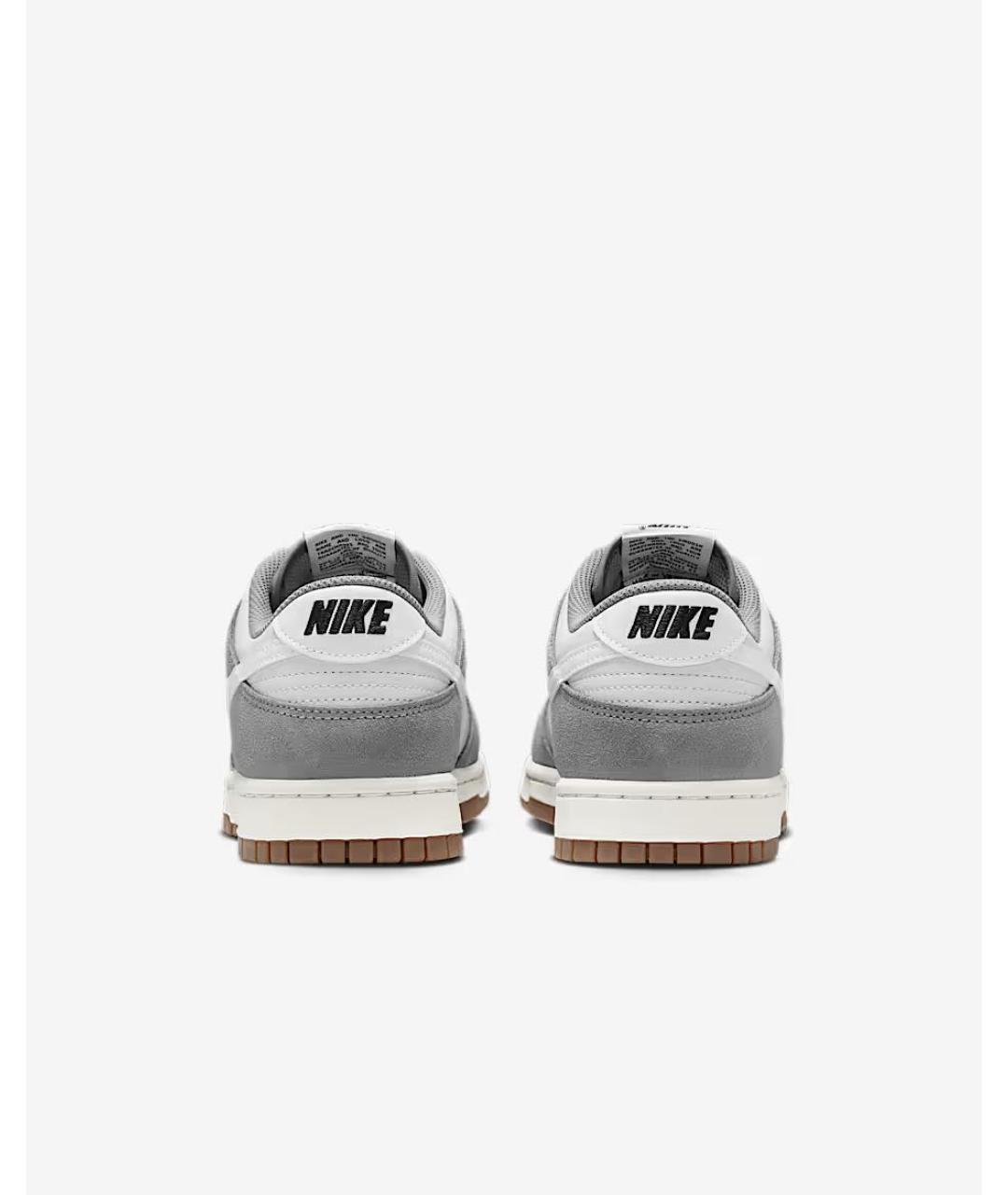NIKE Серые замшевые низкие кроссовки / кеды, фото 4