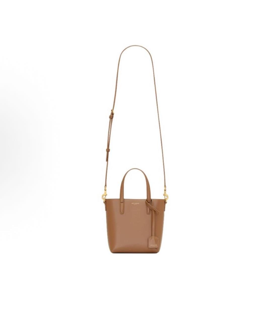 SAINT LAURENT Мульти кожаная сумка с короткими ручками, фото 2