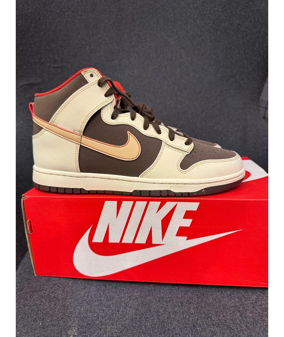 NIKE Мульти нубуковые высокие кроссовки / кеды, фото 3