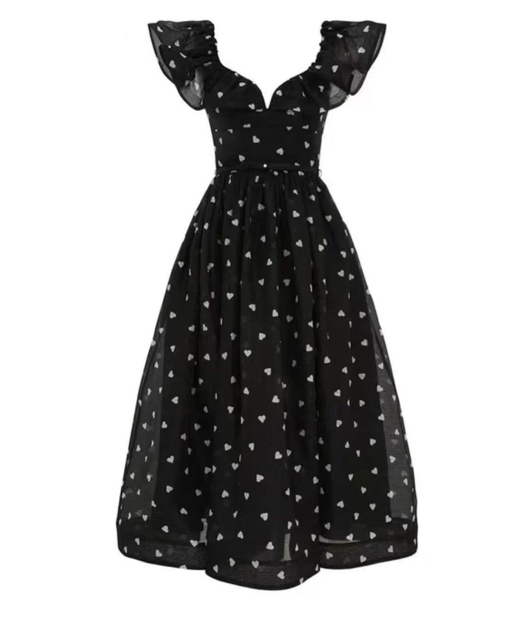 ZIMMERMANN Черное льняное коктейльное платье, фото 1