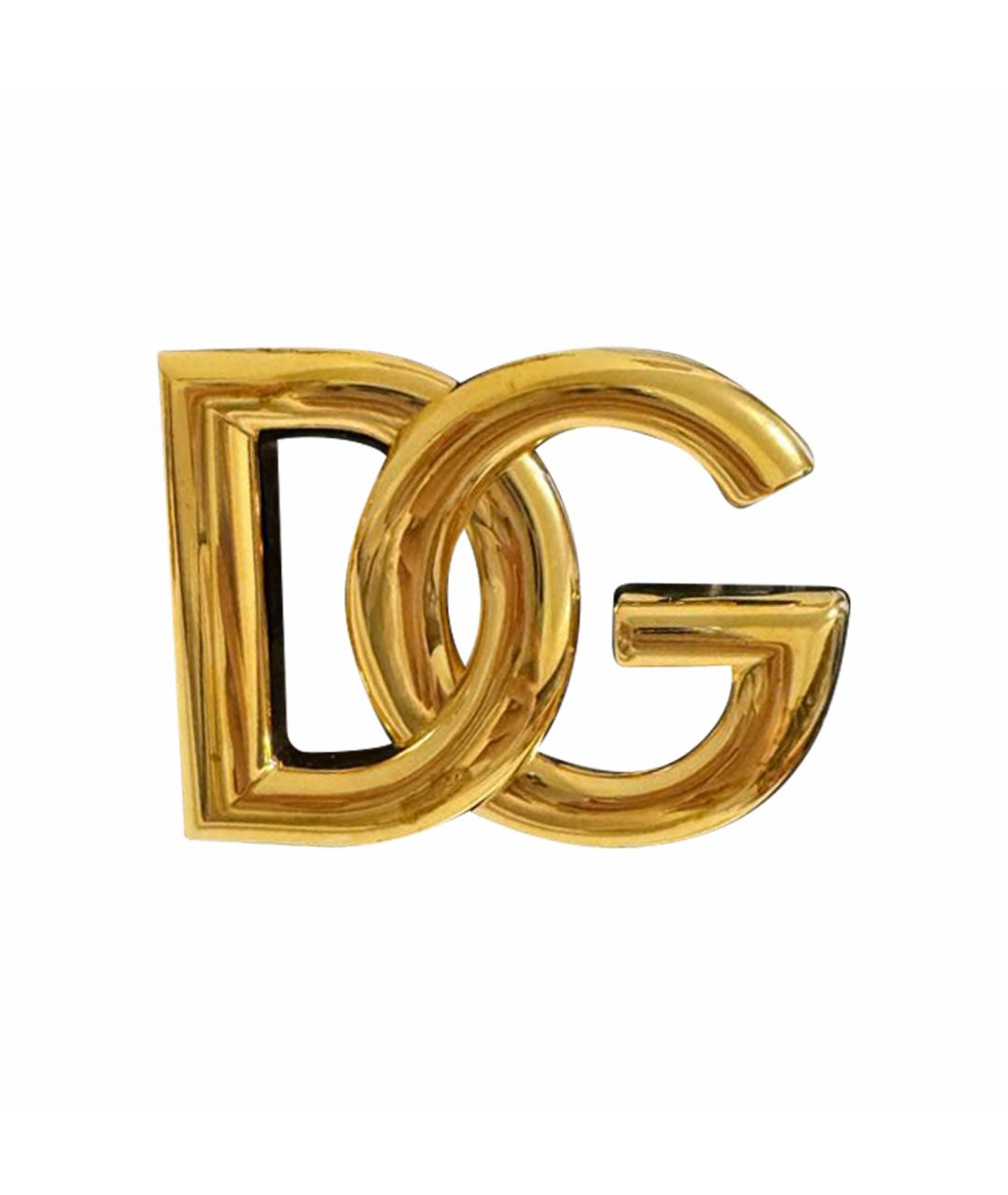 DOLCE&GABBANA Черный кожаный ремень, фото 1