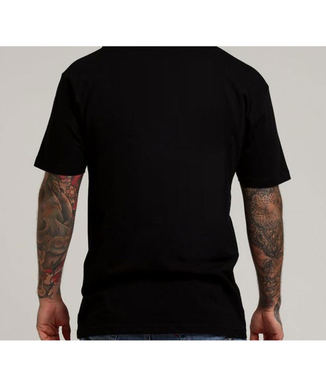 STUSSY Черная футболка, фото 4