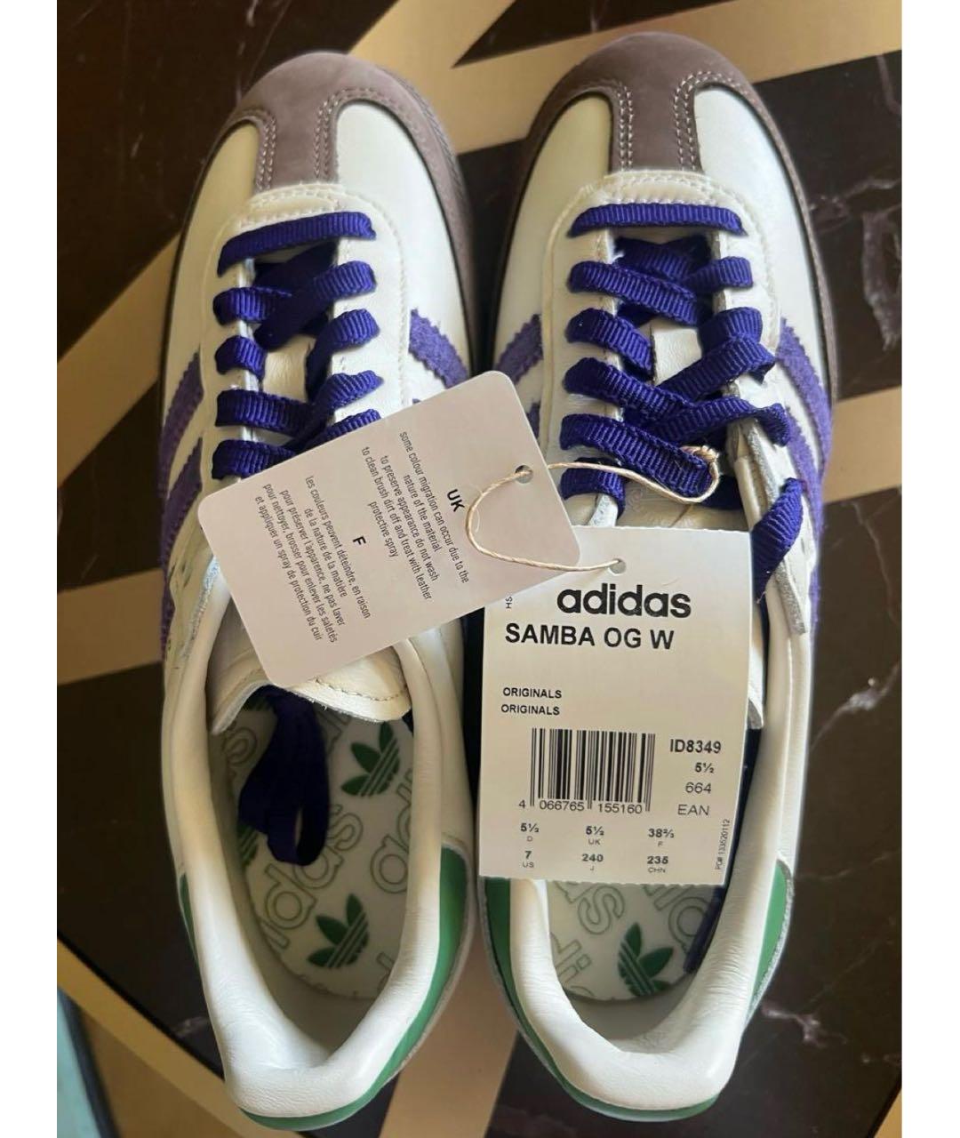 ADIDAS Мульти кожаные кеды, фото 3