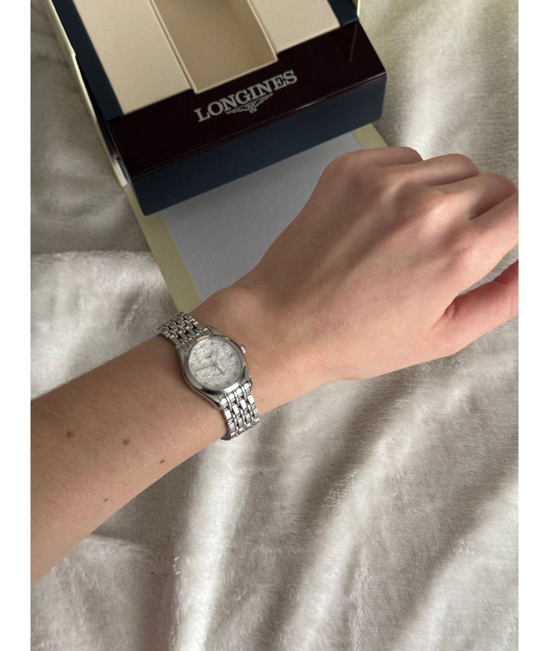 LONGINES Серебряные часы, фото 4