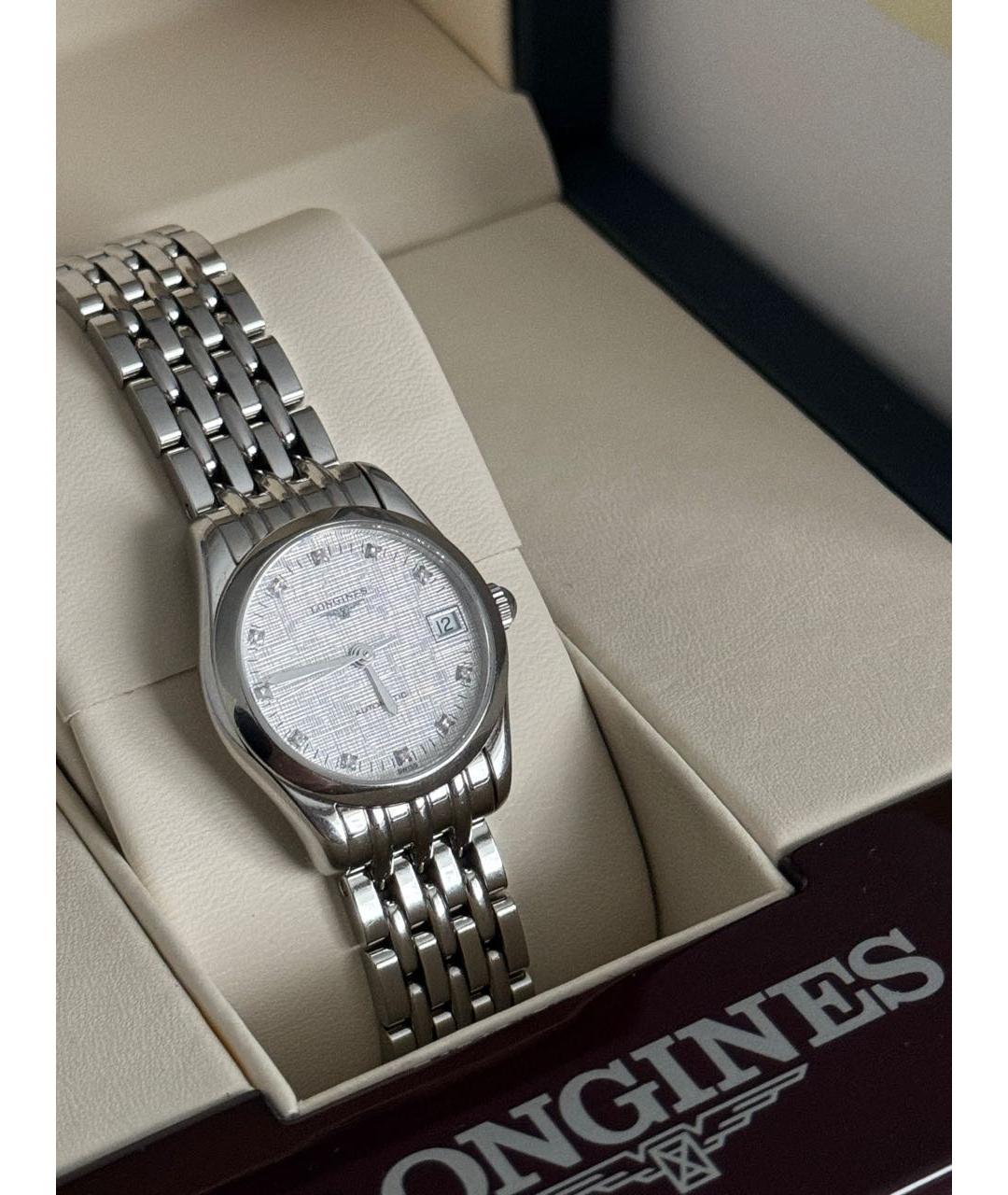 LONGINES Серебряные часы, фото 2