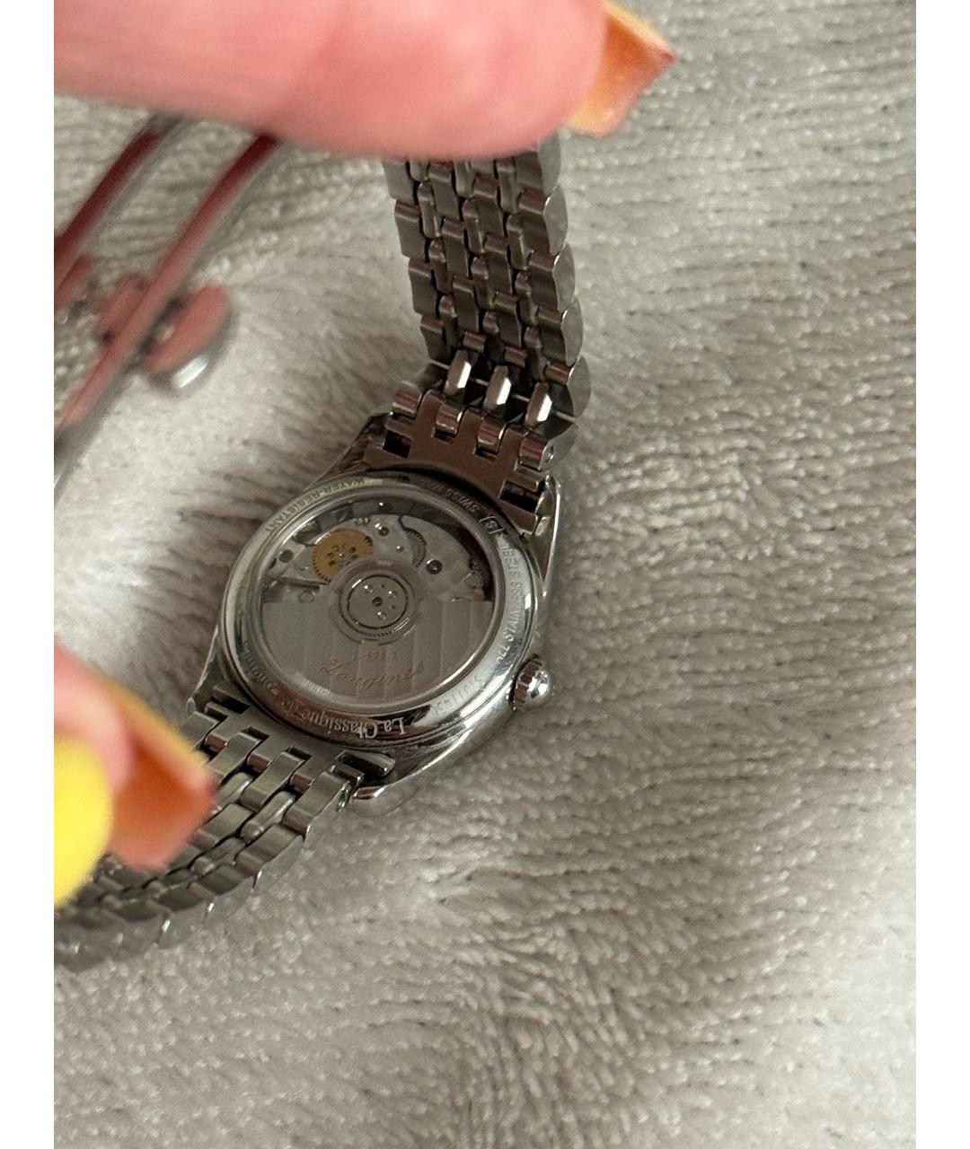LONGINES Серебряные часы, фото 3