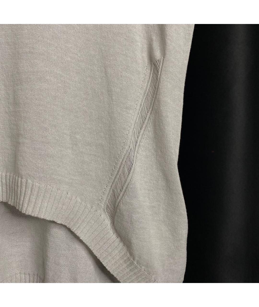 RICK OWENS Бежевая хлопковая жилетка, фото 5