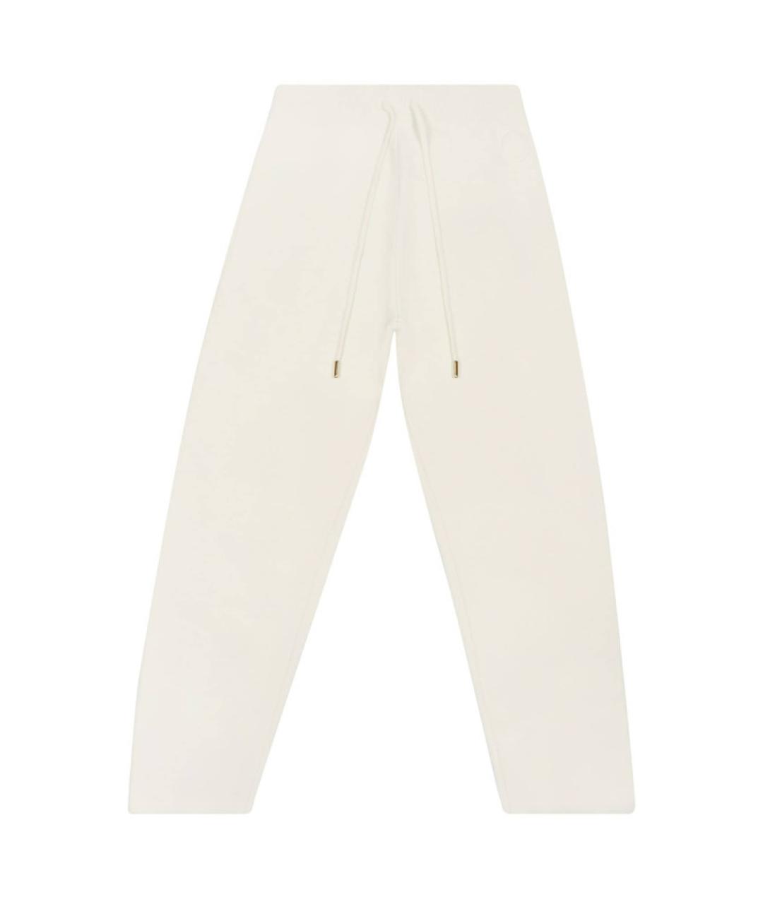 MONCLER Белые прямые брюки, фото 1
