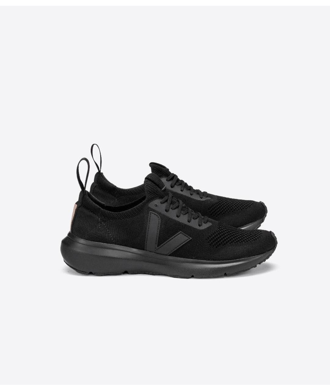RICK OWENS Черные неопреновые низкие кроссовки / кеды, фото 8