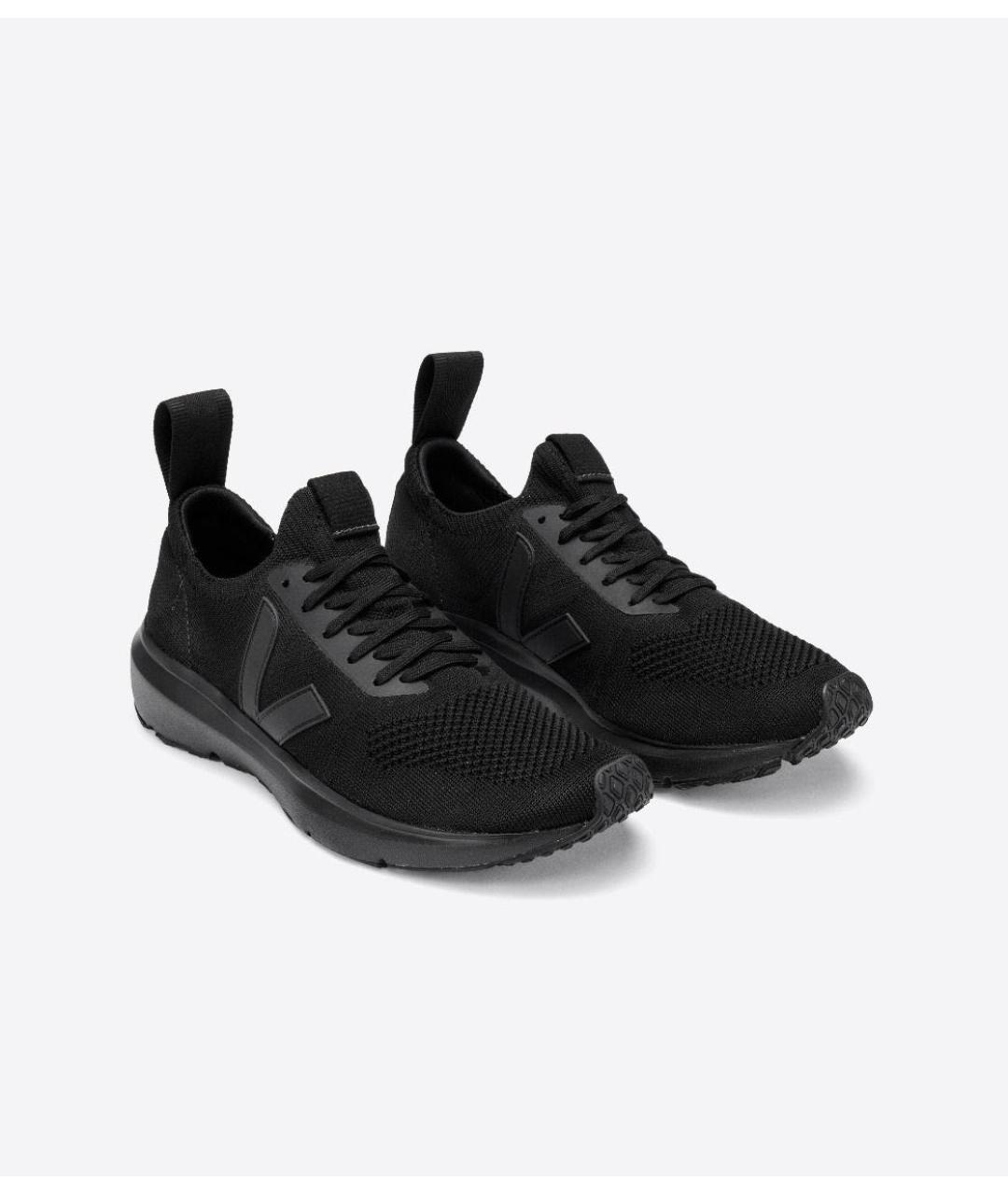 RICK OWENS Черные неопреновые низкие кроссовки / кеды, фото 6