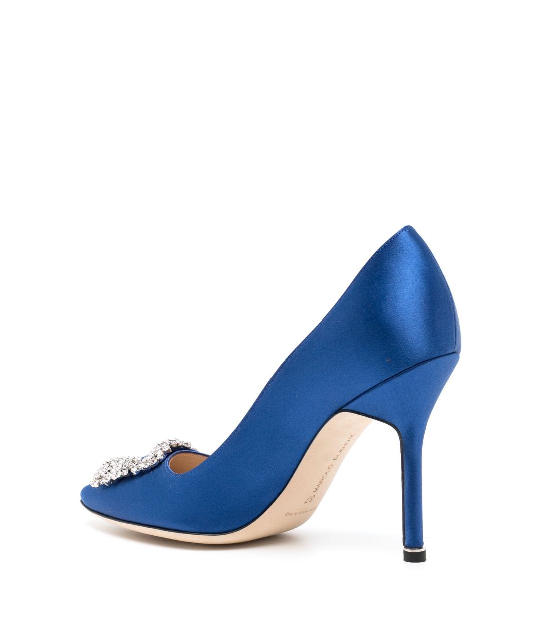 MANOLO BLAHNIK Синие туфли, фото 3