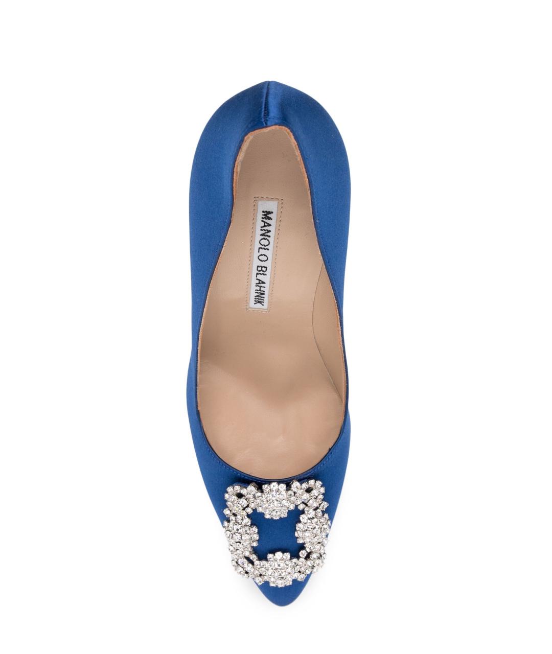 MANOLO BLAHNIK Синие туфли, фото 4