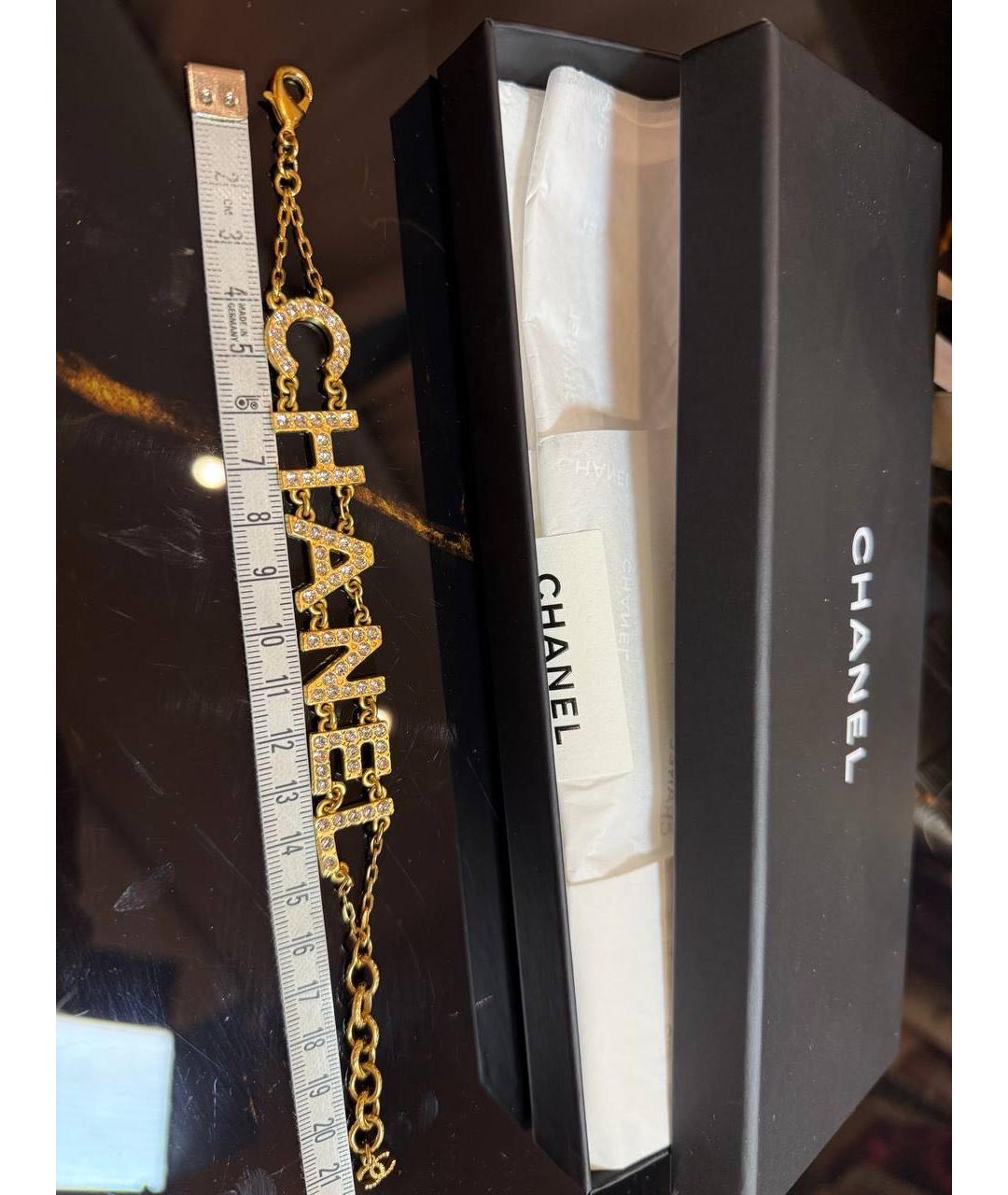CHANEL Золотой браслет, фото 7