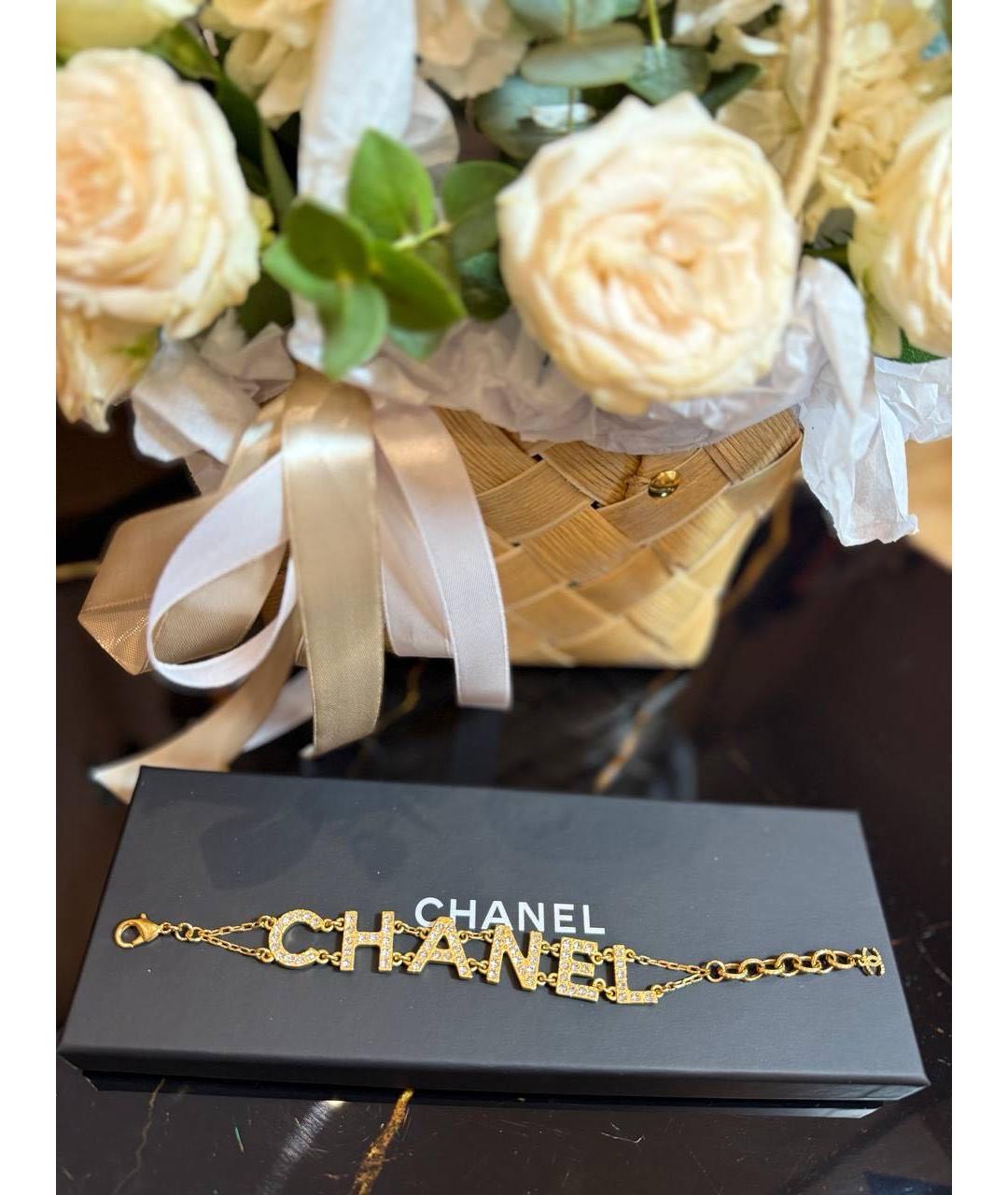 CHANEL Золотой браслет, фото 5