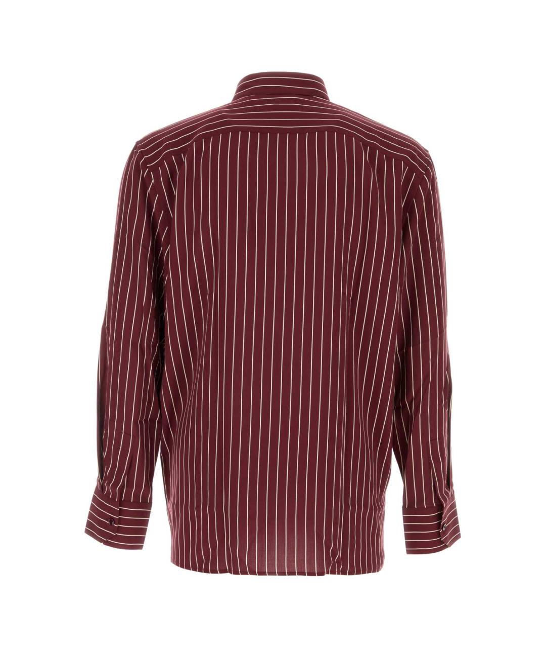 SAINT LAURENT Бордовая кэжуал рубашка, фото 2
