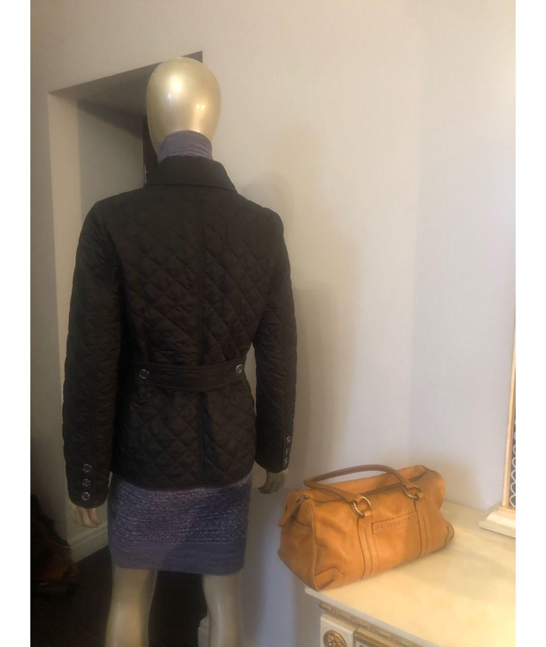 BURBERRY BRIT Черная хлопковая куртка, фото 8