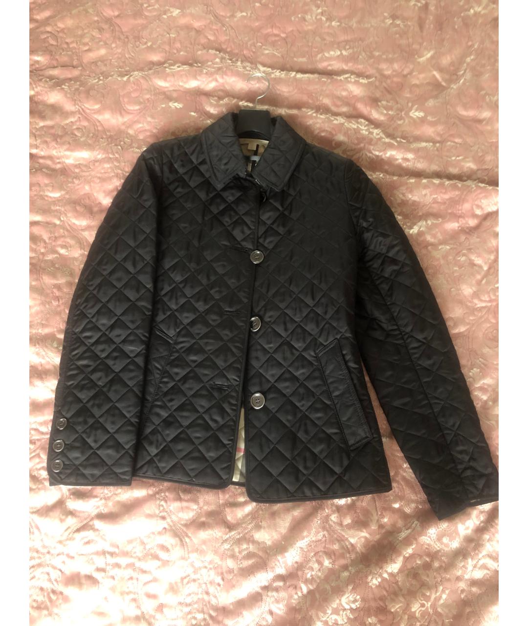 BURBERRY BRIT Черная хлопковая куртка, фото 10