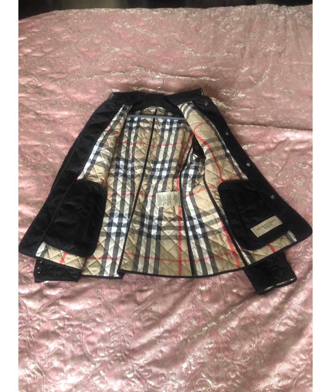 BURBERRY BRIT Черная хлопковая куртка, фото 3