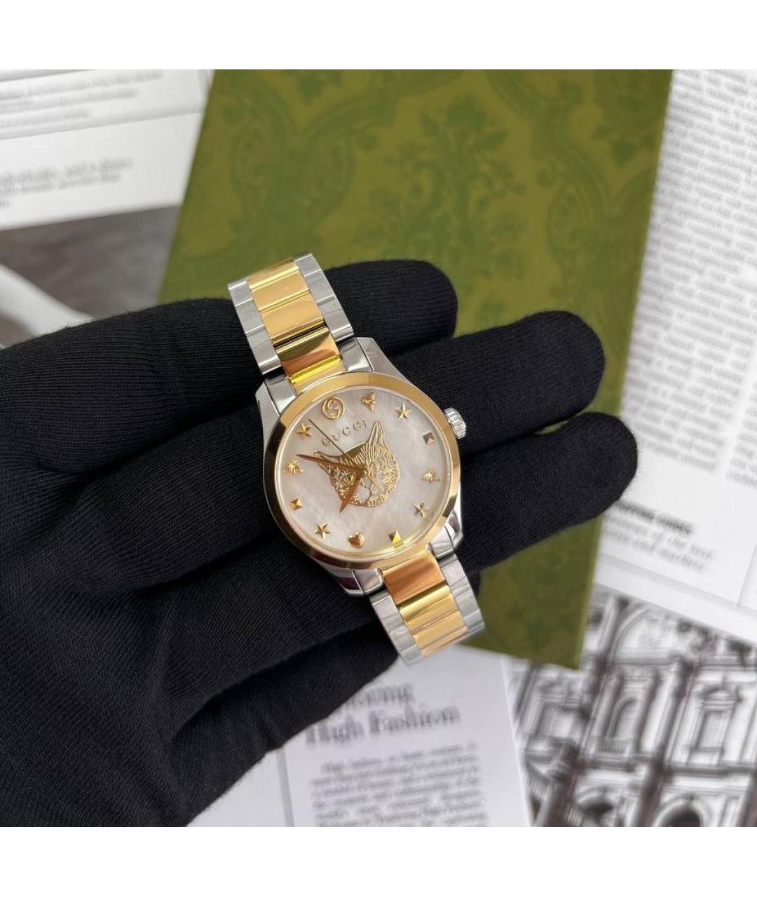 GUCCI Серые часы, фото 5