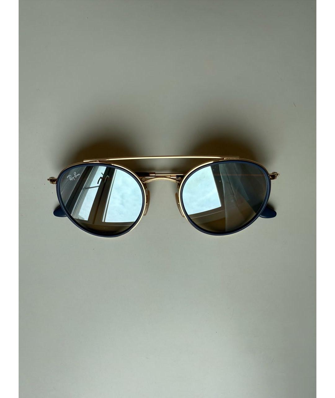 RAY BAN Металлические солнцезащитные очки, фото 5