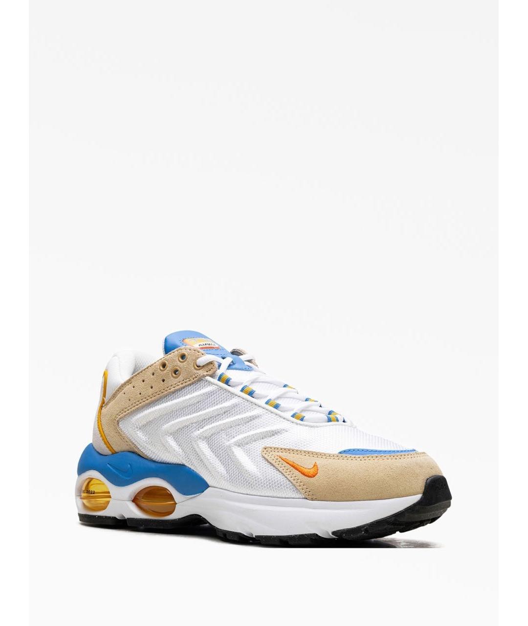 NIKE Белые замшевые низкие кроссовки / кеды, фото 2