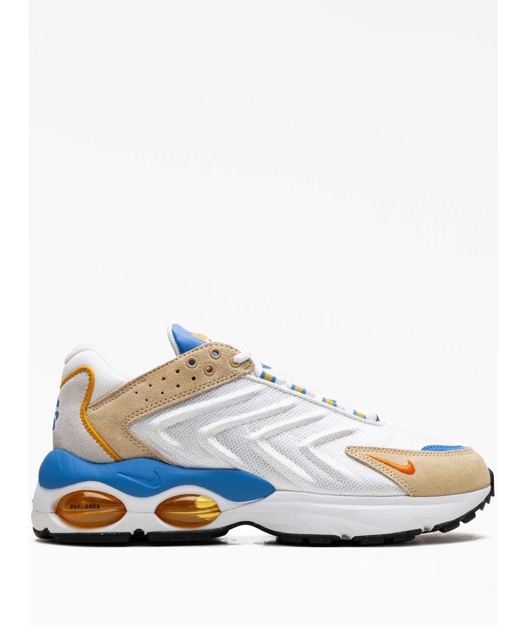 NIKE Белые замшевые низкие кроссовки / кеды, фото 5