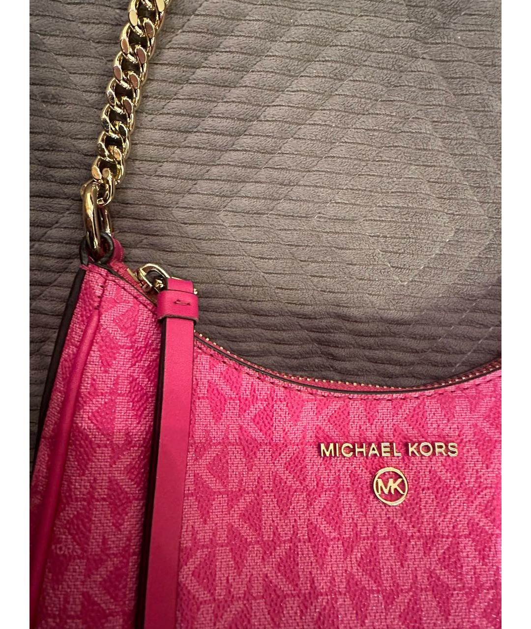 MICHAEL KORS Фуксия сумка с короткими ручками, фото 5