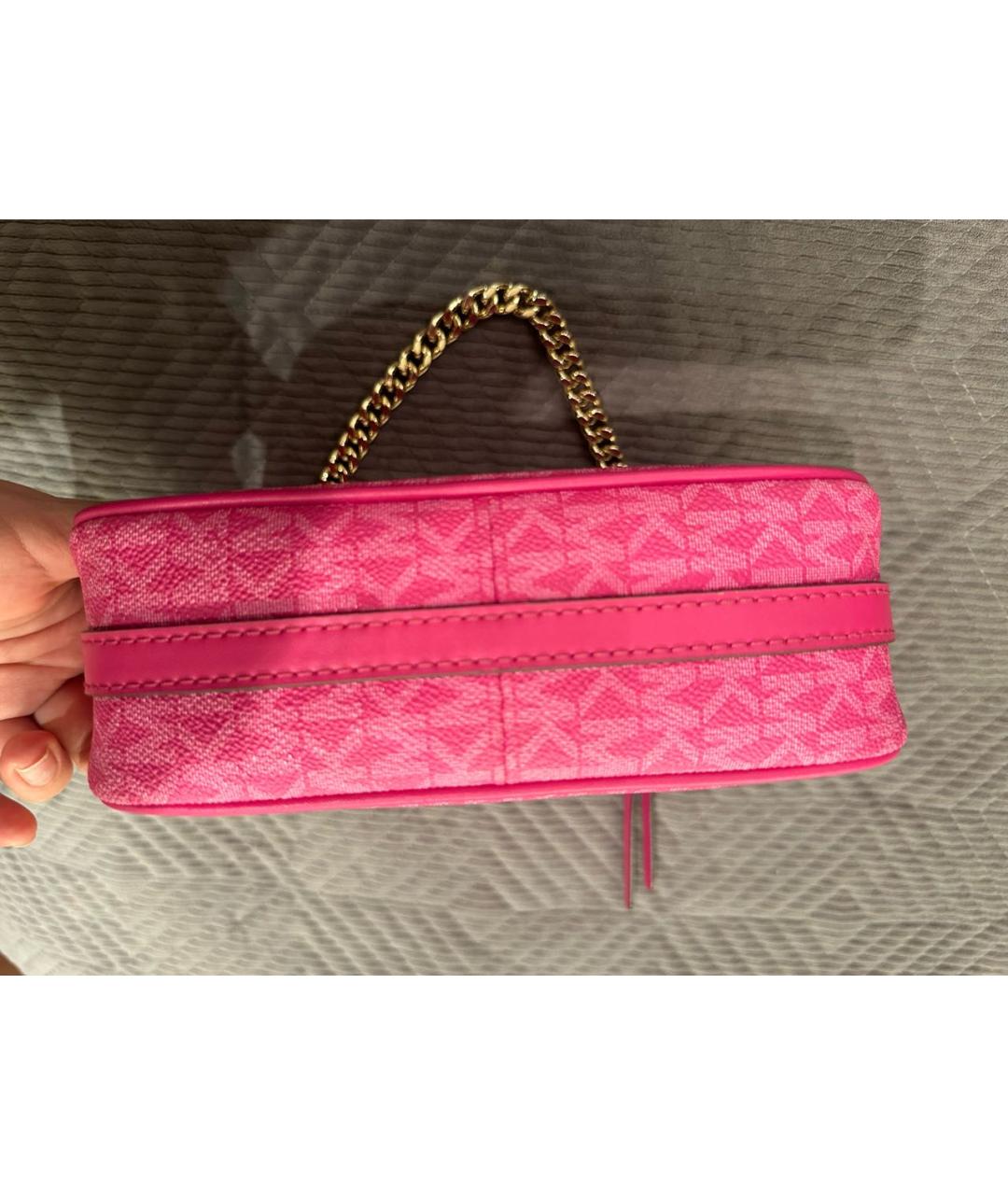 MICHAEL KORS Фуксия сумка с короткими ручками, фото 7