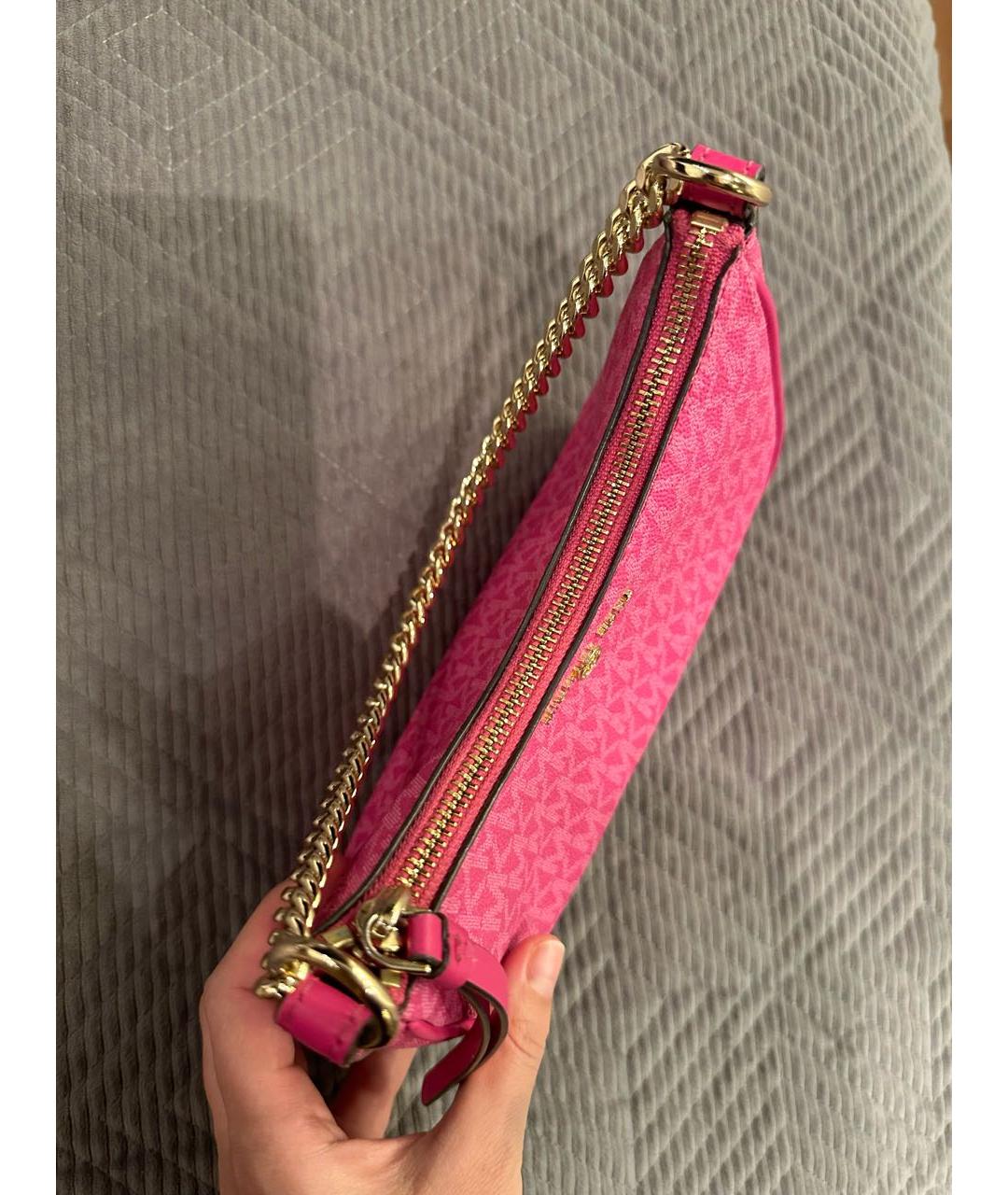 MICHAEL KORS Фуксия сумка с короткими ручками, фото 8