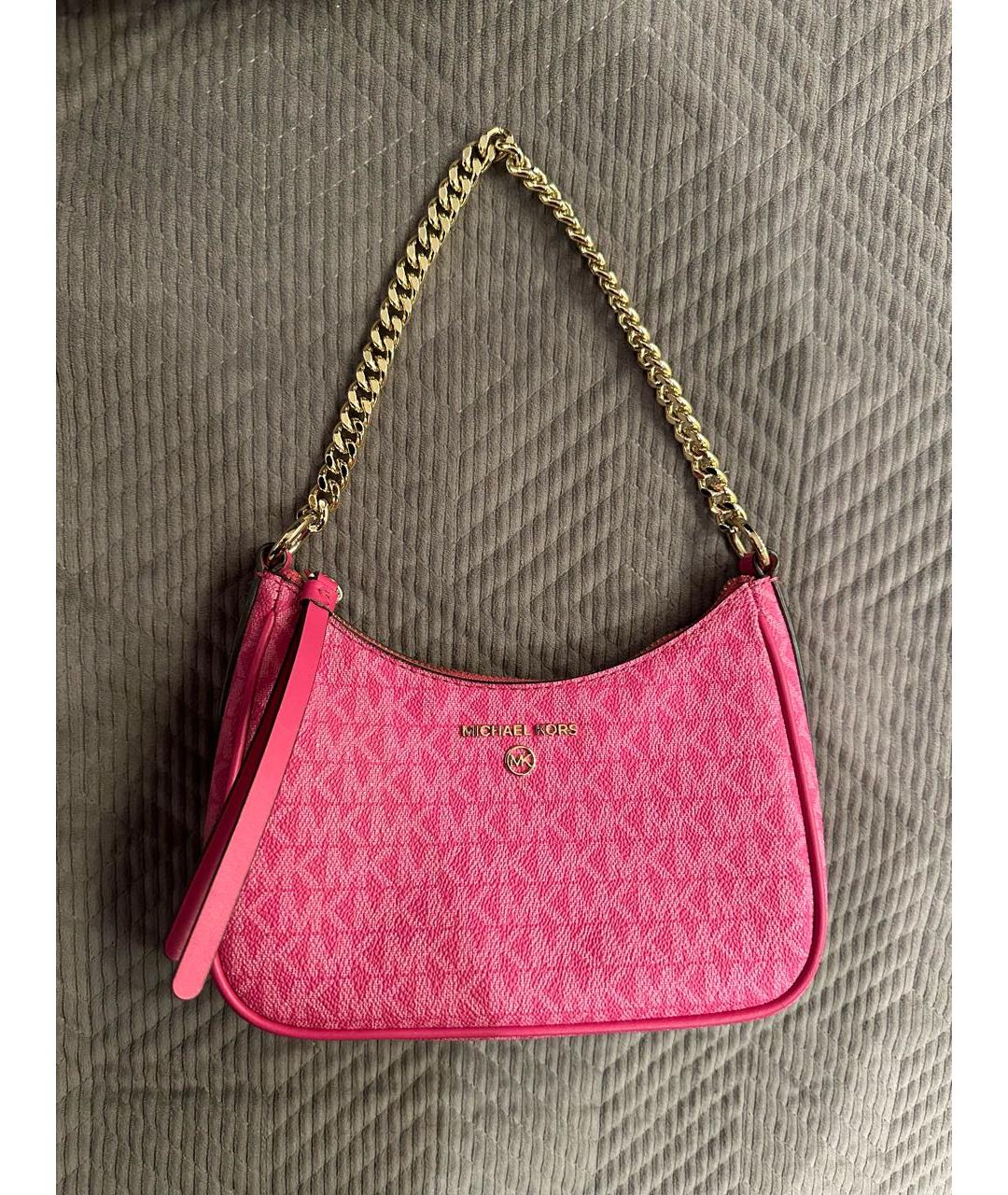 MICHAEL KORS Фуксия сумка с короткими ручками, фото 4
