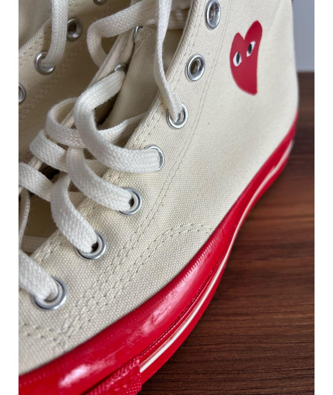 CONVERSE Бежевые текстильные кеды, фото 6