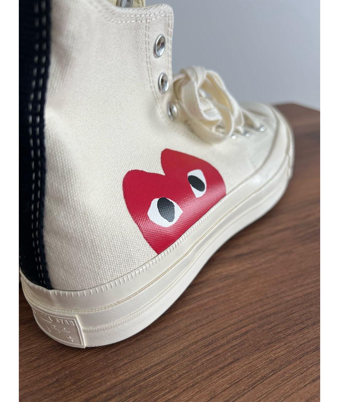 CONVERSE Бежевые текстильные кеды, фото 8