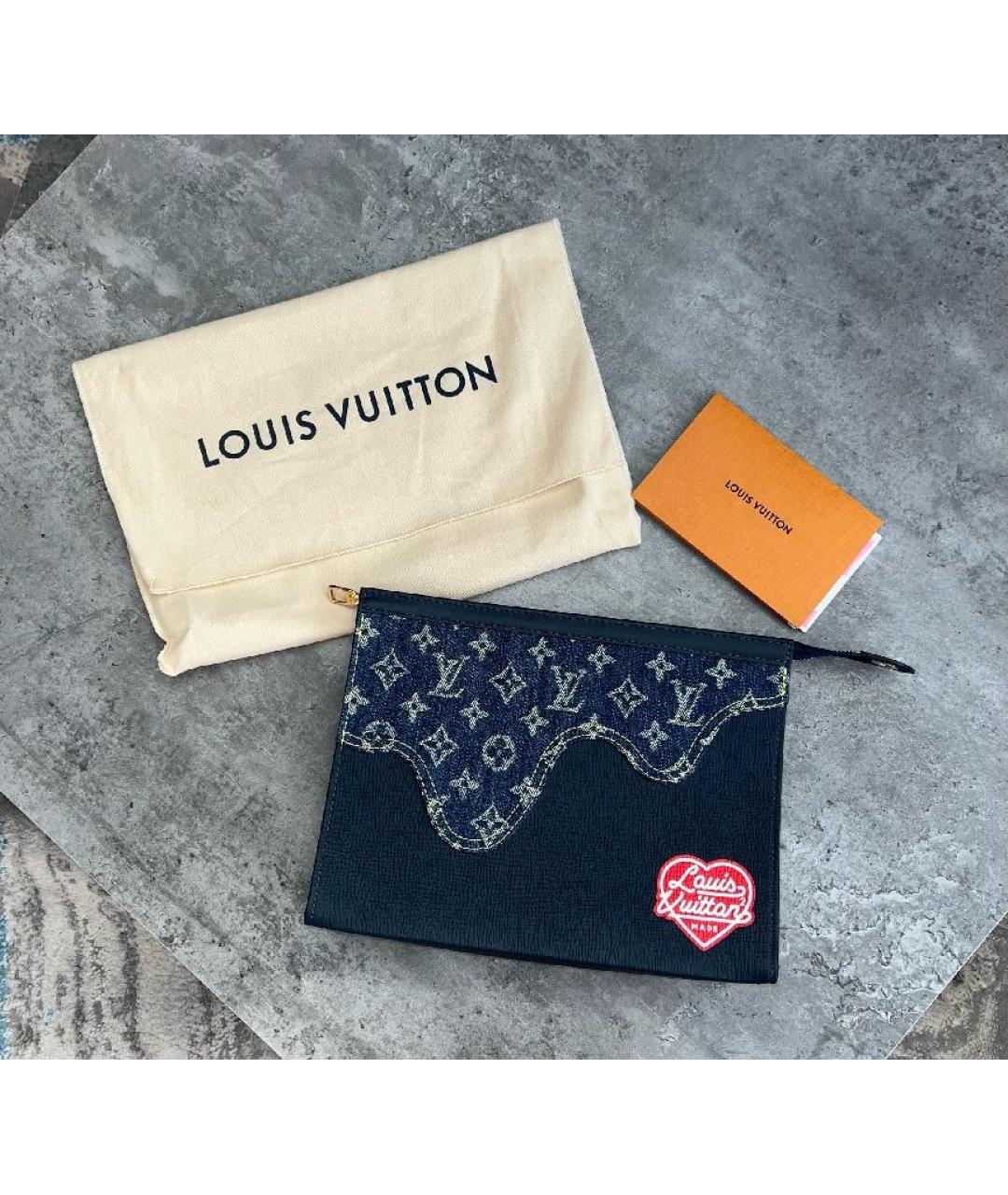 LOUIS VUITTON Деним поясная сумка, фото 5
