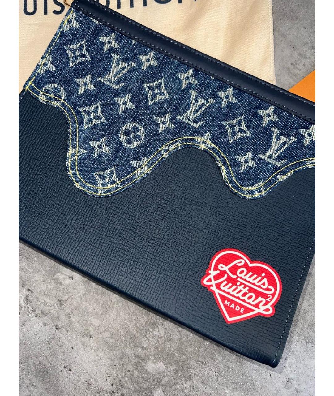 LOUIS VUITTON Деним поясная сумка, фото 3