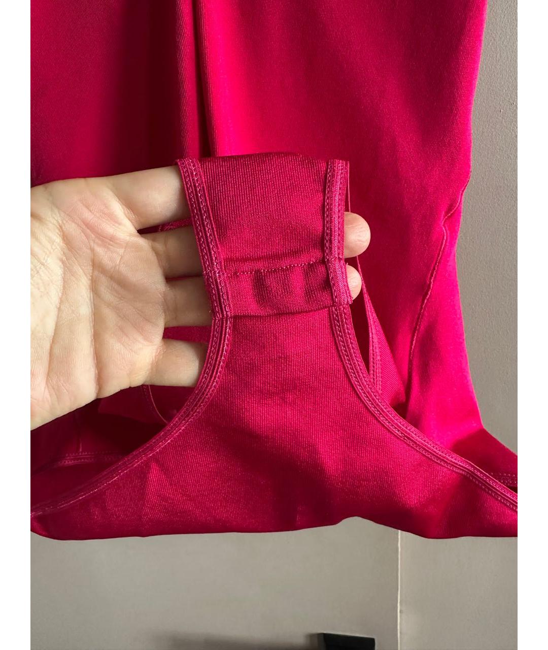 ALAIA Фуксия вискозное боди, фото 5
