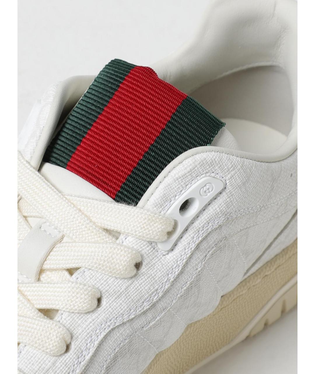 GUCCI Белые кеды, фото 4