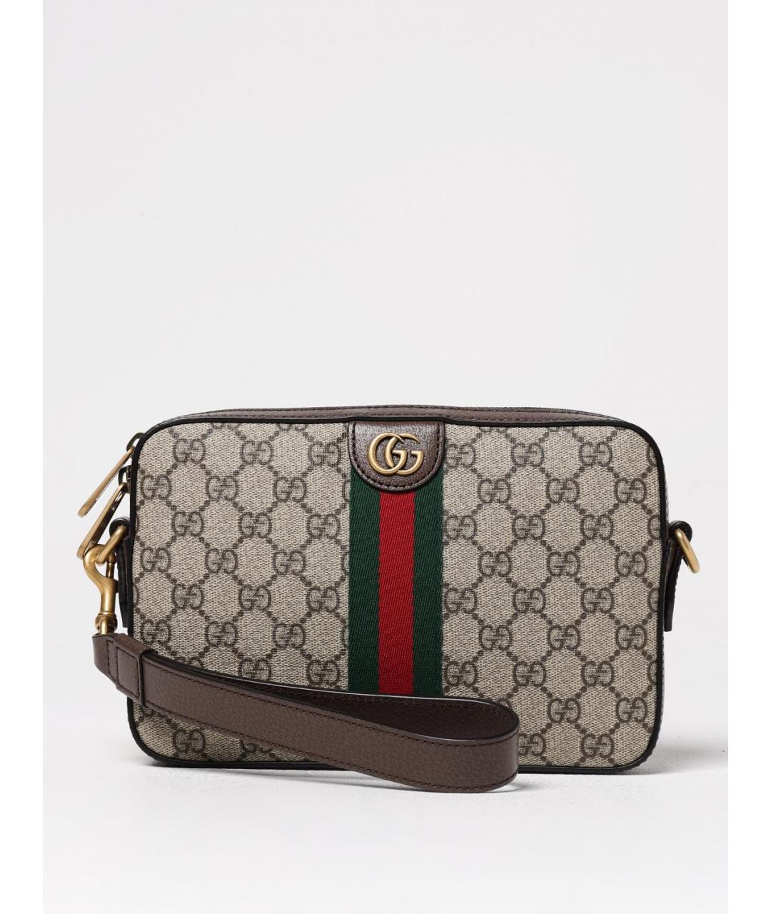 GUCCI Бежевая сумка на плечо, фото 6