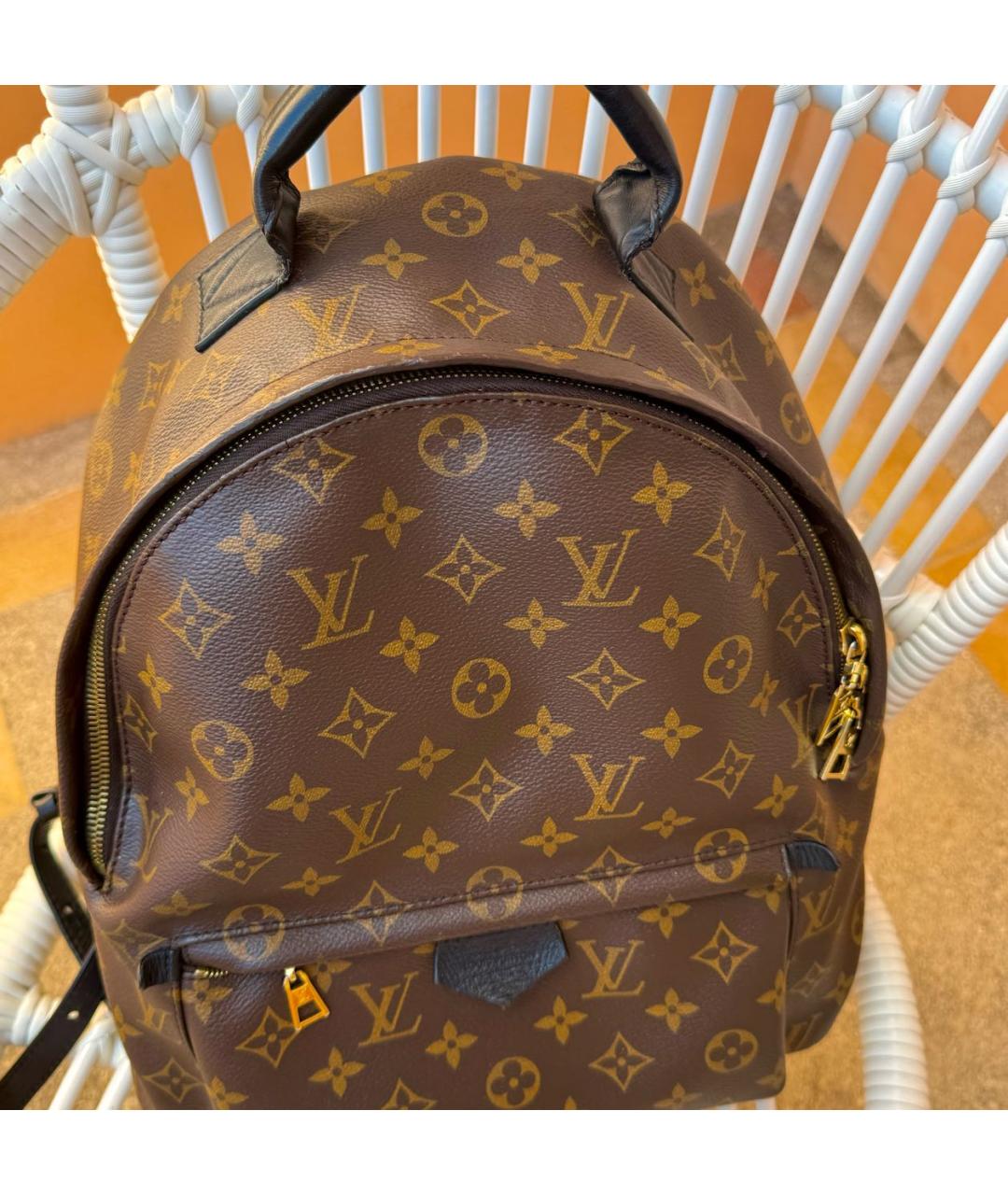 LOUIS VUITTON Коричневый рюкзак, фото 5