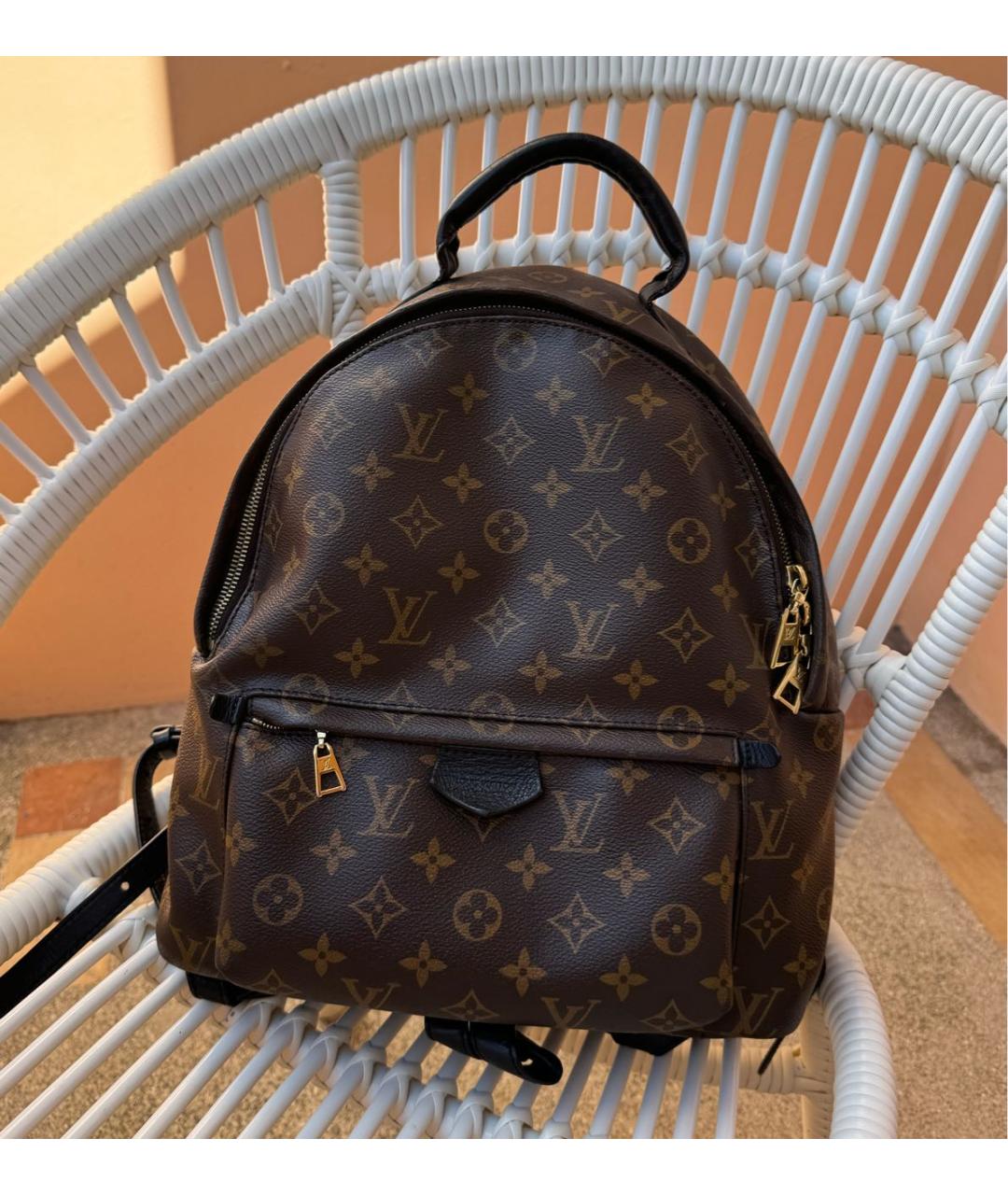 LOUIS VUITTON Коричневый рюкзак, фото 7