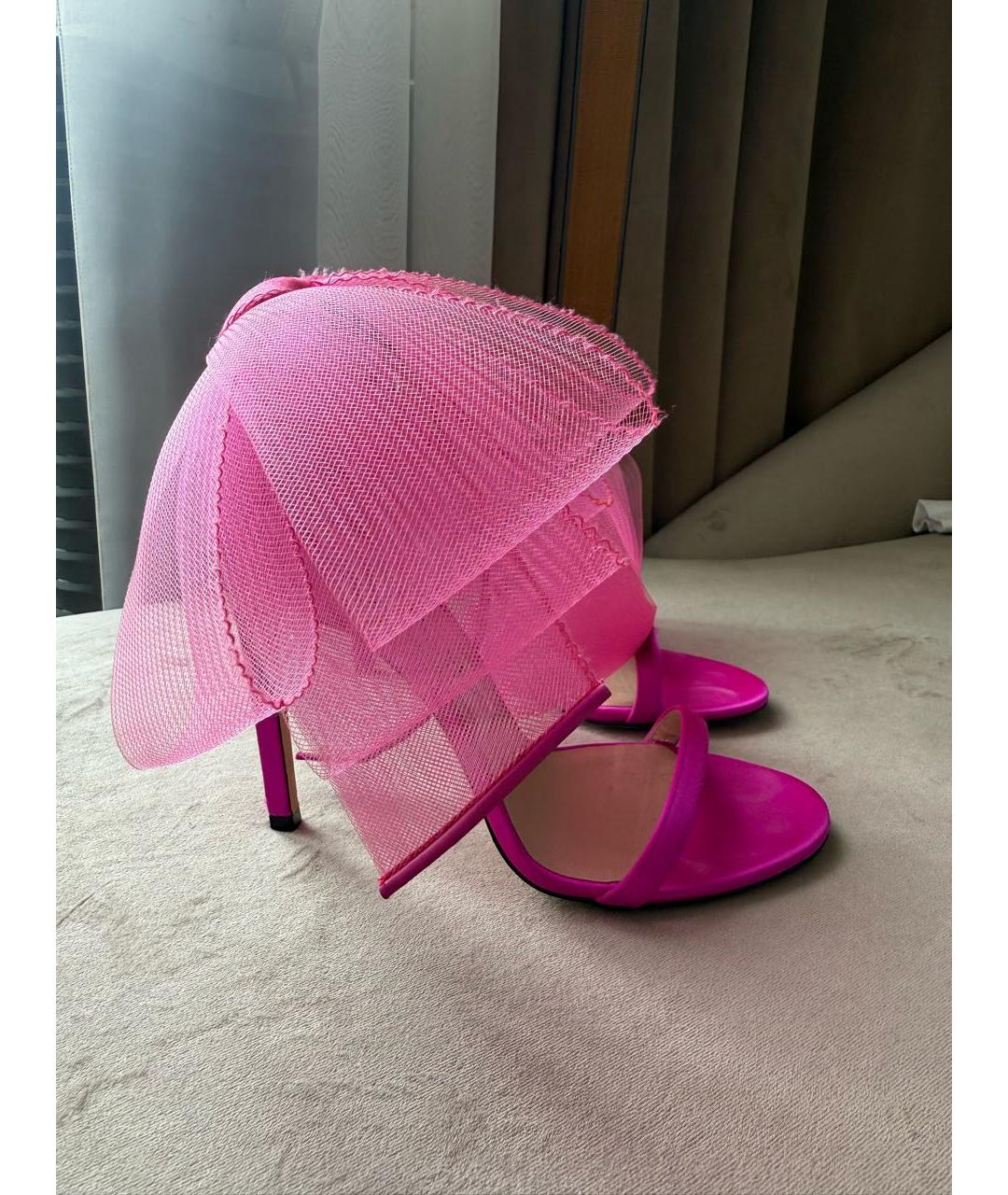 JIMMY CHOO Фуксия босоножки, фото 2