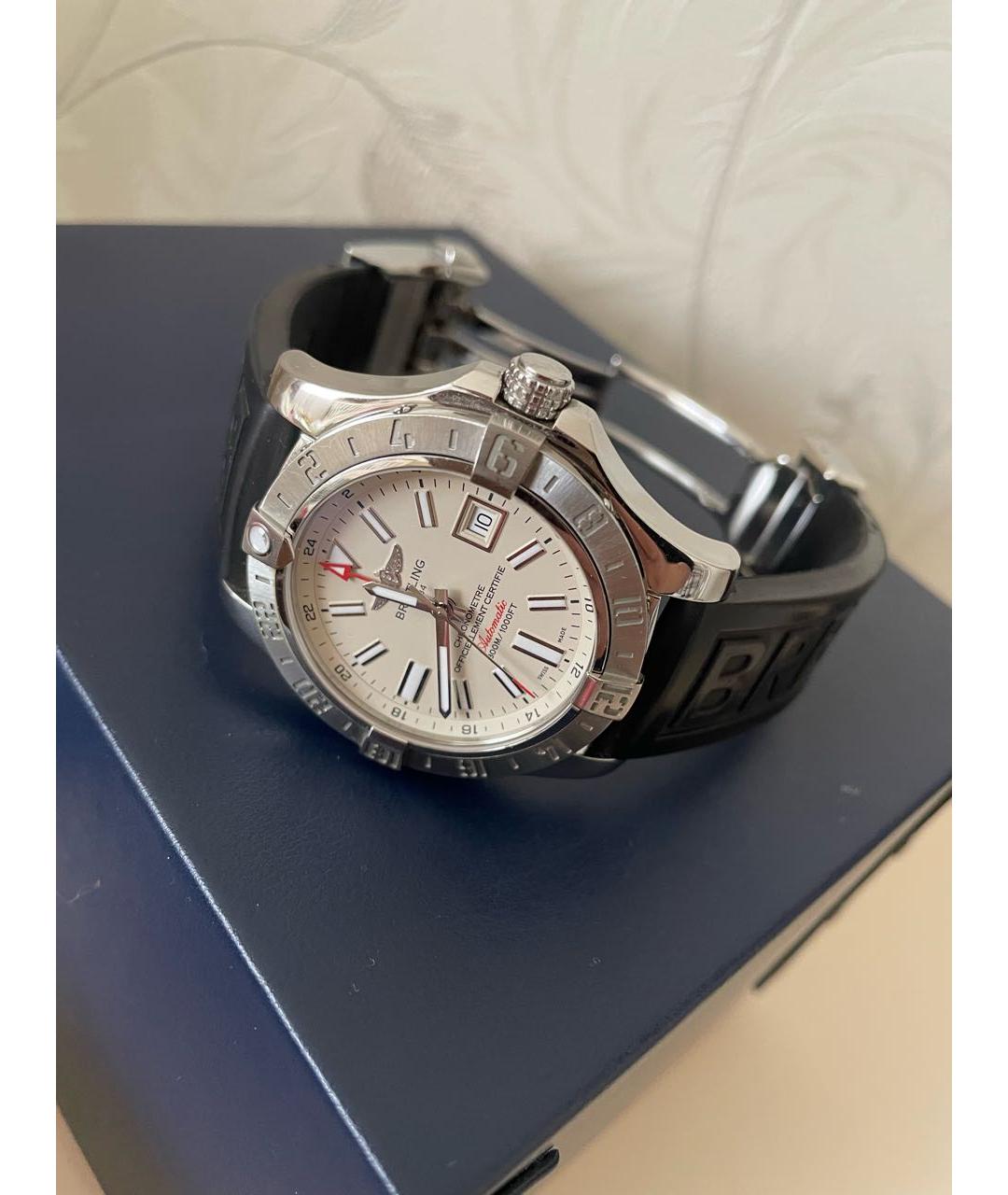 BREITLING Черные стальные часы, фото 3