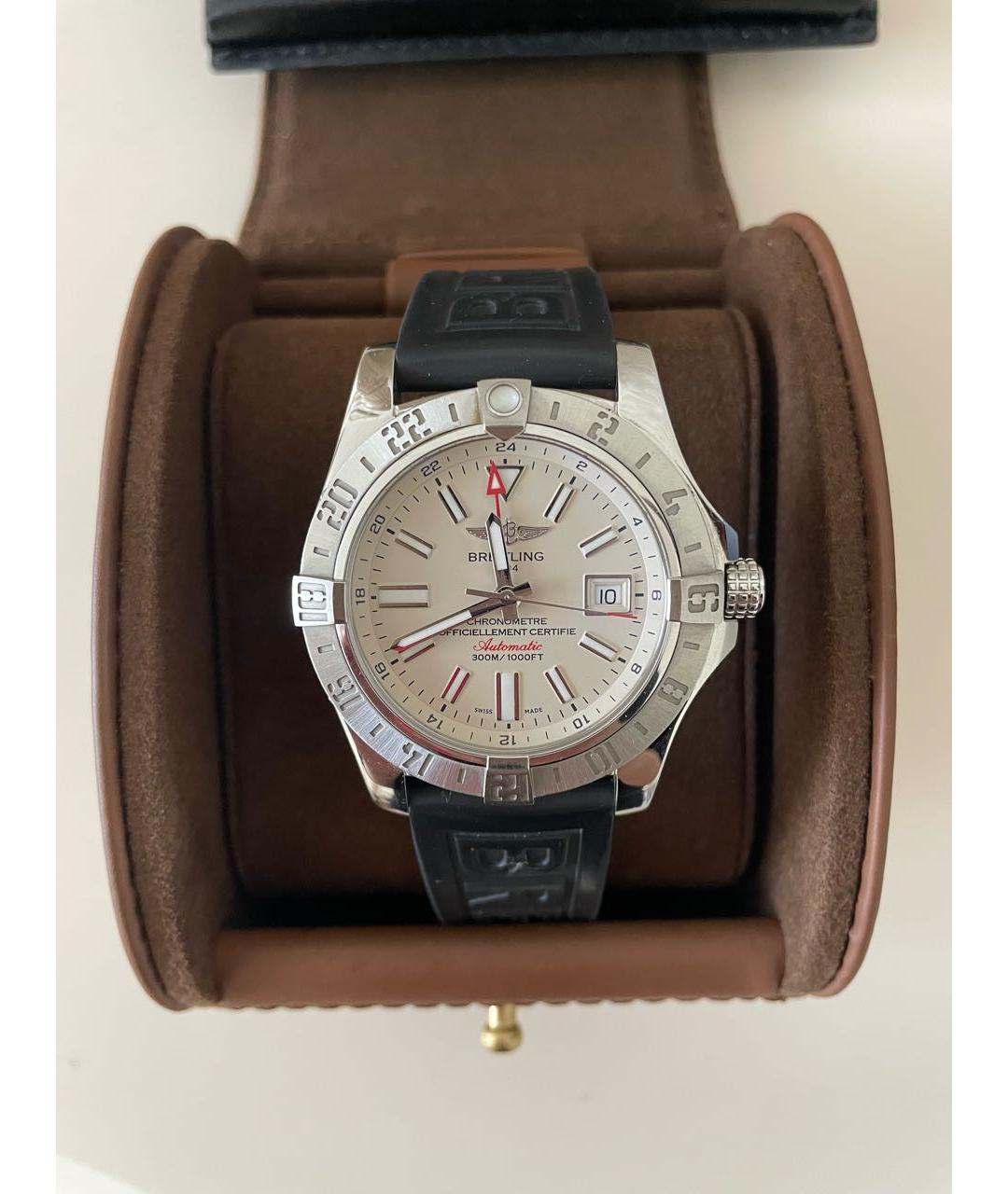 BREITLING Черные стальные часы, фото 7
