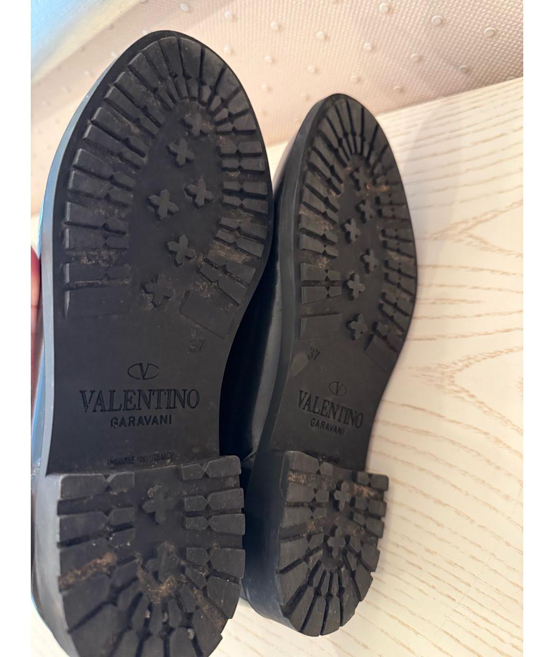 VALENTINO Черные резиновые сапоги, фото 5