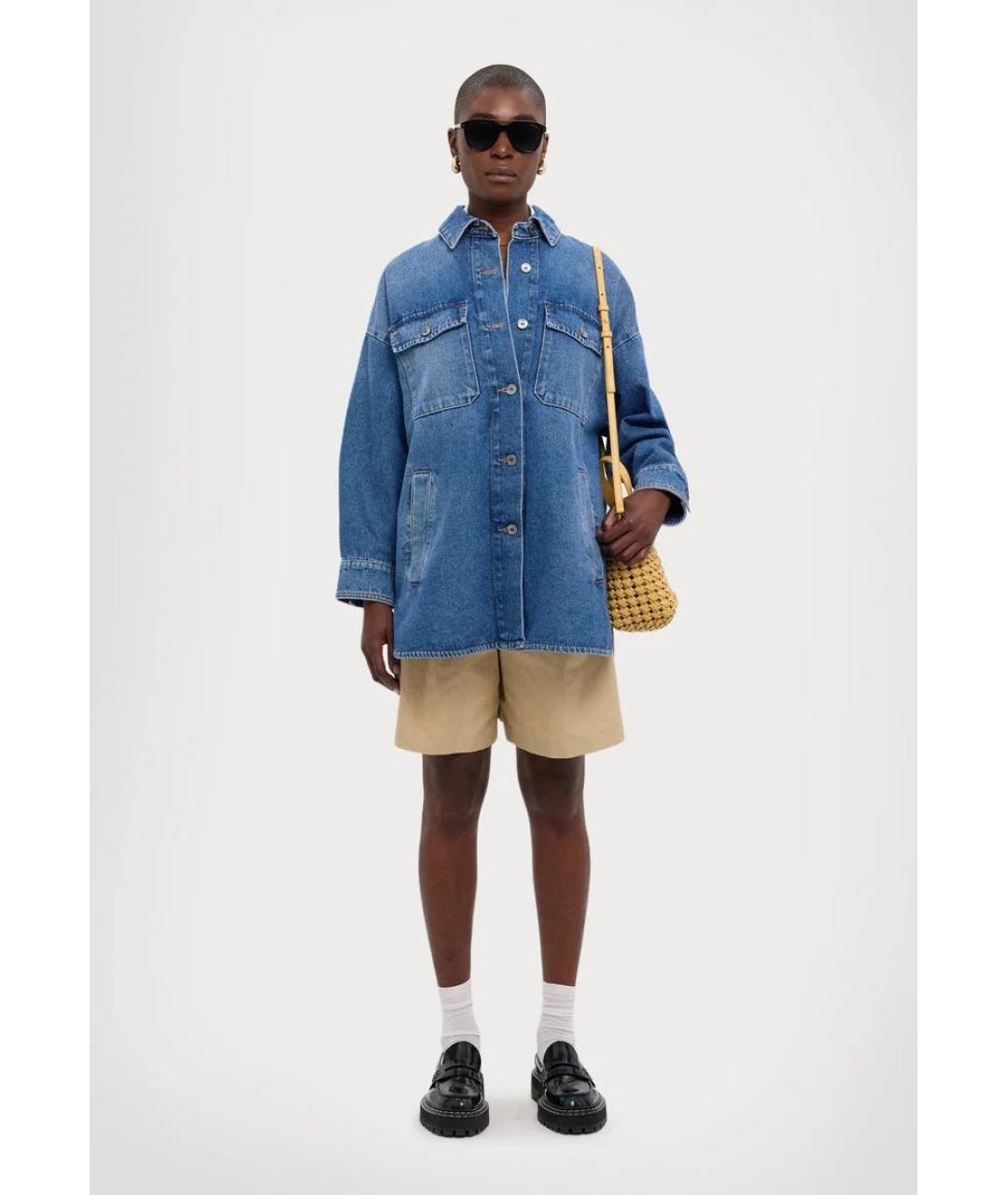 WEEKEND MAX MARA Синяя деним куртка, фото 7